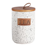Maxbell Ceramic Storage Canister Portable Seal Jar with Top Handle Storage Container tea