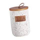 Maxbell Ceramic Storage Canister Portable Seal Jar with Top Handle Storage Container tea