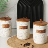 Maxbell Ceramic Storage Canister Portable Seal Jar with Top Handle Storage Container tea