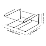 Maxbell Stand Rustproof Pot Lid Rack for Cutting Board Restaurant Kitchen Countertop Under Cabinet Rack