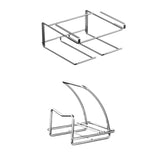 Maxbell Stand Rustproof Pot Lid Rack for Cutting Board Restaurant Kitchen Countertop Under Cabinet Rack
