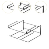 Maxbell Stand Rustproof Pot Lid Rack for Cutting Board Restaurant Kitchen Countertop Under Cabinet Rack