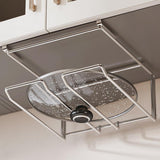 Maxbell Stand Rustproof Pot Lid Rack for Cutting Board Restaurant Kitchen Countertop Under Cabinet Rack