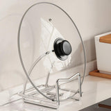 Maxbell Stand Rustproof Pot Lid Rack for Cutting Board Restaurant Kitchen Countertop Tabletop Rack
