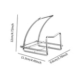 Maxbell Stand Rustproof Pot Lid Rack for Cutting Board Restaurant Kitchen Countertop Tabletop Rack