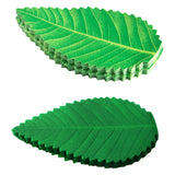 Maxbell 200x Artificial Leaf Sushi Plate Decor Dish Mat Sushi Dish Platter Ornaments Dark Green