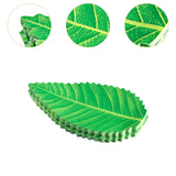 Maxbell 200x Artificial Leaf Sushi Plate Decor Dish Mat Sushi Dish Platter Ornaments Light Green