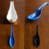 Maxbell Ramen Noodle Soup Spoon with Fork Tableware for Dumpling Wonton Rice Noodles White