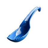 Maxbell Ramen Noodle Soup Spoon with Fork Tableware for Dumpling Wonton Rice Noodles Blue