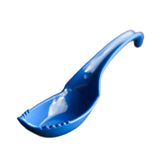 Maxbell Ramen Noodle Soup Spoon with Fork Tableware for Dumpling Wonton Rice Noodles Blue