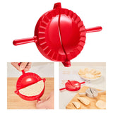 Maxbell Dumpling Maker Pasta Maker Pasta Making Tools for Dumpling Pierogi Empanadas Red