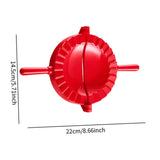 Maxbell Dumpling Maker Pasta Maker Pasta Making Tools for Dumpling Pierogi Empanadas Red