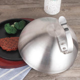 Maxbell Burger Cover Heavy Duty Cheese Melting Dome for Patties Teppanyaki Hamburger 20cm