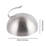 Maxbell Burger Cover Heavy Duty Cheese Melting Dome for Patties Teppanyaki Hamburger 20cm