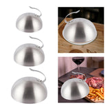 Maxbell Burger Cover Heavy Duty Cheese Melting Dome for Patties Teppanyaki Hamburger 20cm