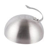 Maxbell Burger Cover Heavy Duty Cheese Melting Dome for Patties Teppanyaki Hamburger 24cm