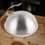 Maxbell Burger Cover Heavy Duty Cheese Melting Dome for Patties Teppanyaki Hamburger 26cm