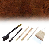 Maxbell 6 Pieces Espresso Machine Brush for Coffee Machine Grinder Tea Leaves