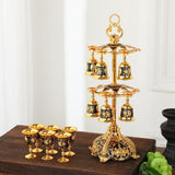 Maxbell Goblet with Stand Holder Set Tabletop Stemware Rack for Home Party Christmas