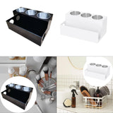 Maxbell Hair Brush Storage Stand Hair Tool Organizer for Curling Iron Kitchen Vanity Black