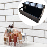 Maxbell Hair Brush Storage Stand Hair Tool Organizer for Curling Iron Kitchen Vanity Black