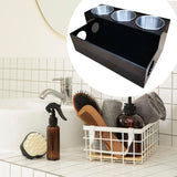 Maxbell Hair Brush Storage Stand Hair Tool Organizer for Curling Iron Kitchen Vanity Black