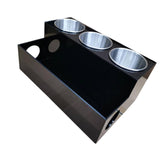 Maxbell Hair Brush Storage Stand Hair Tool Organizer for Curling Iron Kitchen Vanity Black