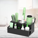 Maxbell Hair Brush Storage Stand Hair Tool Organizer for Curling Iron Kitchen Vanity Black