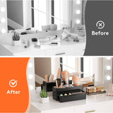 Maxbell Hair Brush Storage Stand Hair Tool Organizer for Curling Iron Kitchen Vanity Black