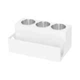 Maxbell Hair Brush Storage Stand Hair Tool Organizer for Curling Iron Kitchen Vanity White