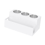 Maxbell Hair Brush Storage Stand Hair Tool Organizer for Curling Iron Kitchen Vanity White