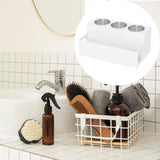 Maxbell Hair Brush Storage Stand Hair Tool Organizer for Curling Iron Kitchen Vanity White