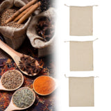 Maxbell Spice Bag Portable with Drawstring Empty Drawstring Bag for Nut Pepper Beans S