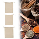 Maxbell Spice Bag Portable with Drawstring Empty Drawstring Bag for Nut Pepper Beans S