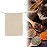 Maxbell Spice Bag Portable with Drawstring Empty Drawstring Bag for Nut Pepper Beans S
