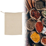 Maxbell Spice Bag Portable with Drawstring Empty Drawstring Bag for Nut Pepper Beans S