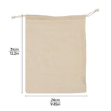 Maxbell Spice Bag Portable with Drawstring Empty Drawstring Bag for Nut Pepper Beans M