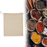 Maxbell Spice Bag Portable with Drawstring Empty Drawstring Bag for Nut Pepper Beans L