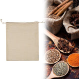 Maxbell Spice Bag Portable with Drawstring Empty Drawstring Bag for Nut Pepper Beans L