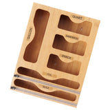 Maxbell Bag Storage Organizer Kitchen Cling Film Holder for Cabinet Bathroom Kitchen