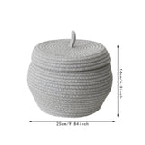 Maxbell Snack Storage Basket Modern Fashion Decorative for Dining Table Home Kitchen Gray