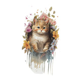 Maxbell Toilet Seat Lid Sticker Cat Pattern Cute Wall Decal for Washroom WC Restroom