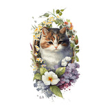 Maxbell Toilet Sticker Cat Shape Cartoon Wall Sticker for Lavatory Restroom Washroom