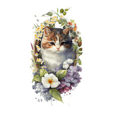 Maxbell Toilet Sticker Cat Shape Cartoon Wall Sticker for Lavatory Restroom Washroom