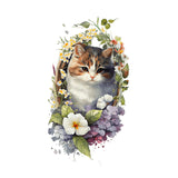 Maxbell Toilet Sticker Cat Shape Cartoon Wall Sticker for Lavatory Restroom Washroom