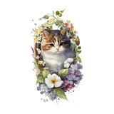 Maxbell Toilet Sticker Cat Shape Cartoon Wall Sticker for Lavatory Restroom Washroom
