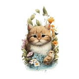 Maxbell Toilet Sticker Cat Shape Cartoon Toilet Lid Decal for Lavatory Washroom Home