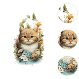 Maxbell Toilet Sticker Cat Shape Cartoon Toilet Lid Decal for Lavatory Washroom Home