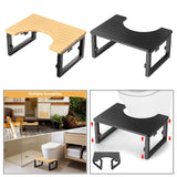 Maxbell Toilet Potty Stool Foldable Compact Multifunctional for Elders Travel Adults Wood