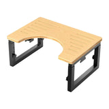 Maxbell Toilet Potty Stool Foldable Compact Multifunctional for Elders Travel Adults Wood